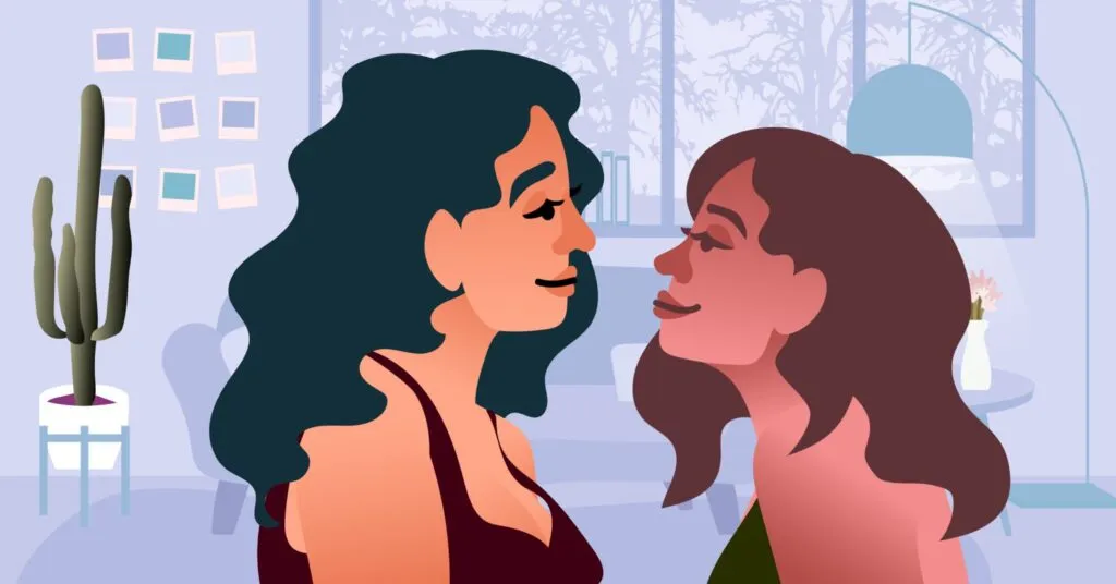 Не забывайте о зрительном контакте... но не во время поцелуя