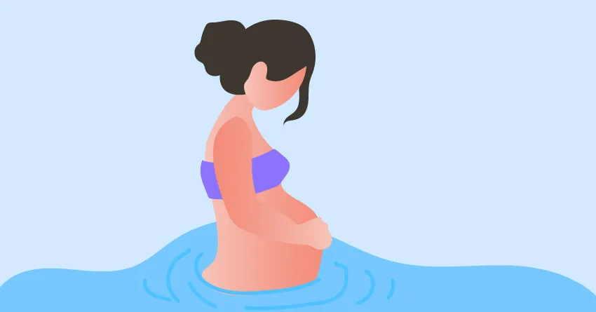 роды в воде