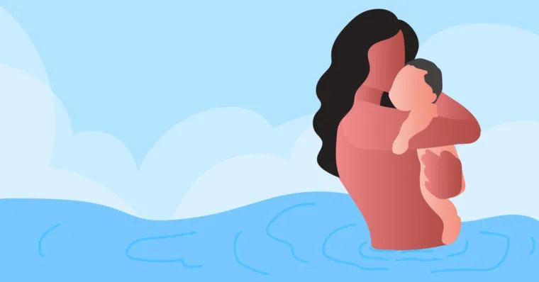 Роды в воде