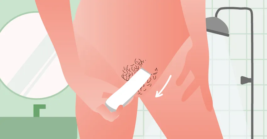 брейте по направлению роста