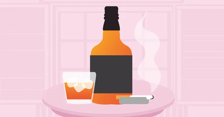 Сокращение алкоголя и курения